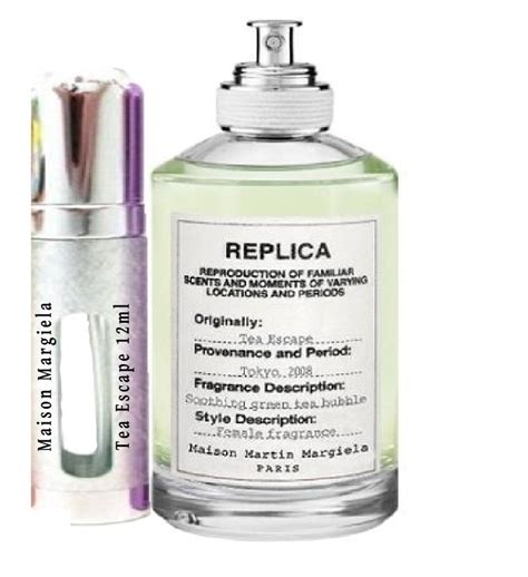 replica perfume tea escape sample
